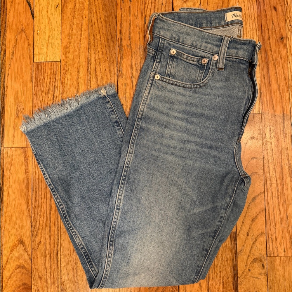 MADEWELL CALI DEMI BOOT CUT JEANS SZ 27